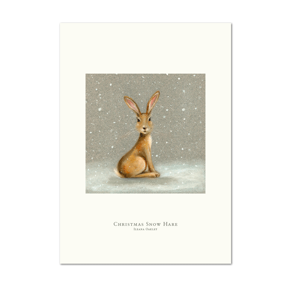 Picture of Christmas Snow Hare | Large Print
