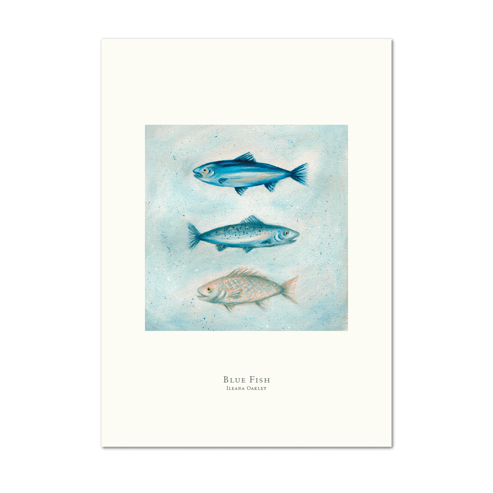 Picture of Blue Fish | Large Print