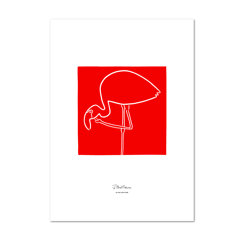 Picture of Flamingo Red | Small Print