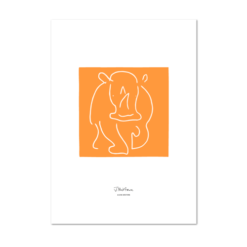 Picture of Rhino Orange | Small Print