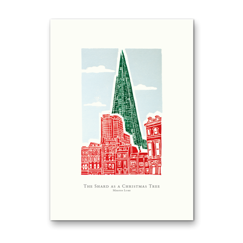Picture of The Shard as a Christmas Tree | Small Print