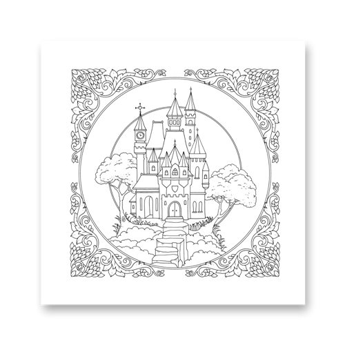 Picture of Worlds of Wonder 1 | Colouring Card