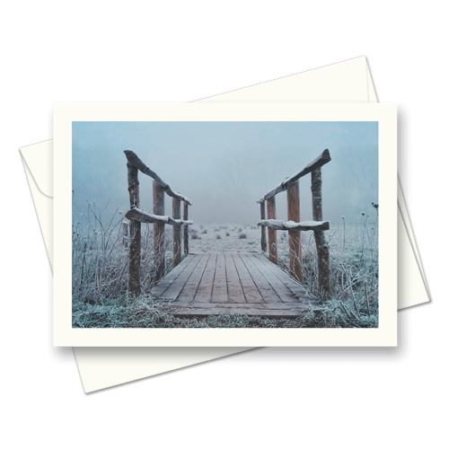 Picture of The Bridge - All white | Card