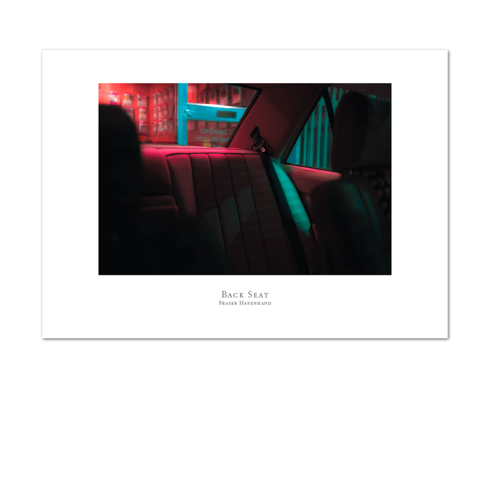 Picture of Back Seat | Large Print