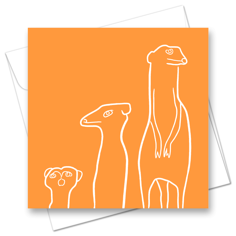 Picture of Meerkat Orange | Card