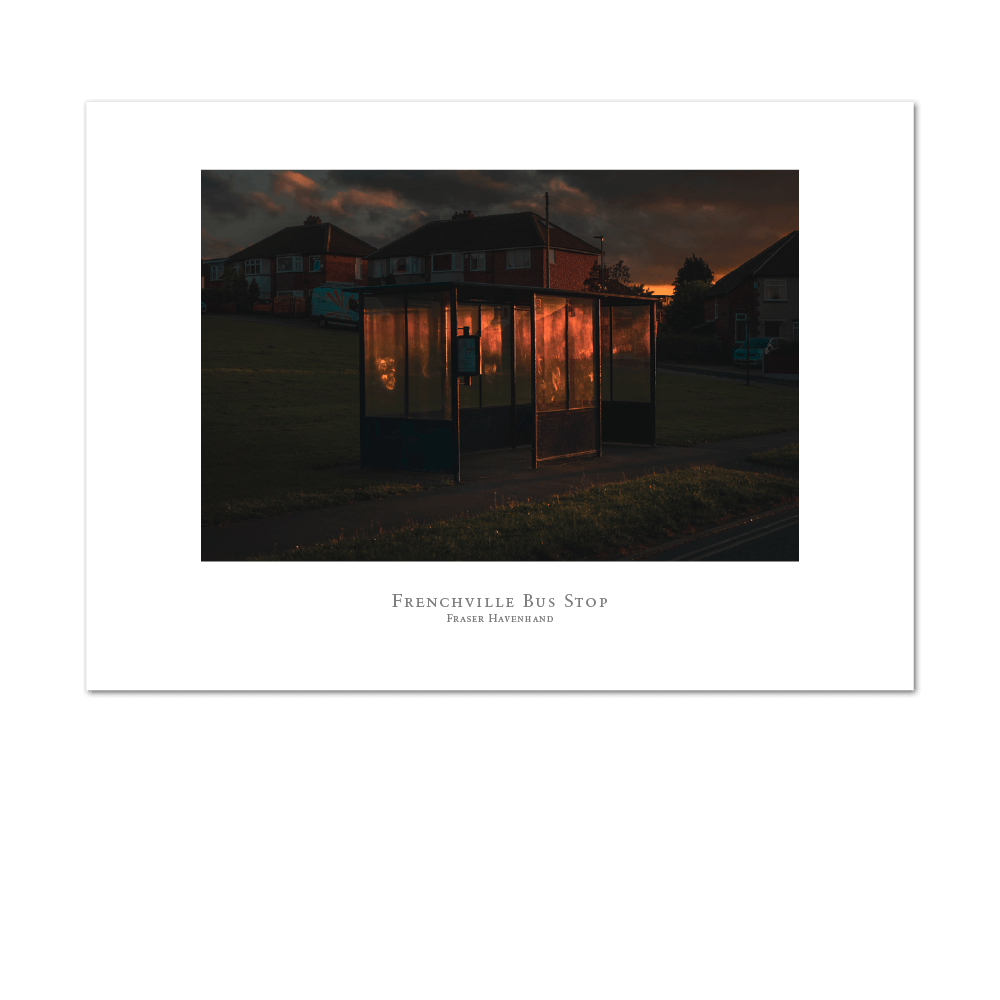 Picture of Frenchville Bus Stop | Large Print