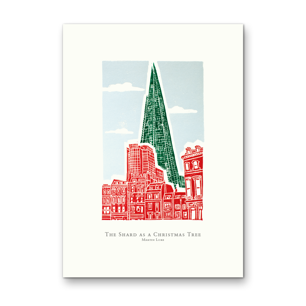 Picture of The Shard as a Christmas Tree | Small Print