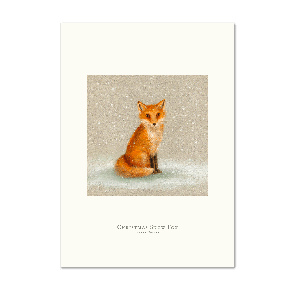 Picture of Christmas Snow Fox | Large Print