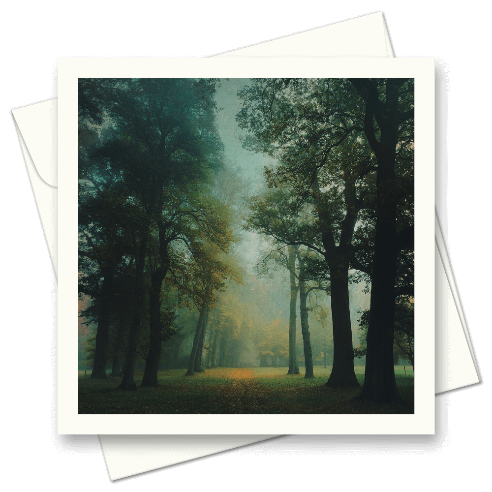 Picture of Misty Tree Avenue | Card