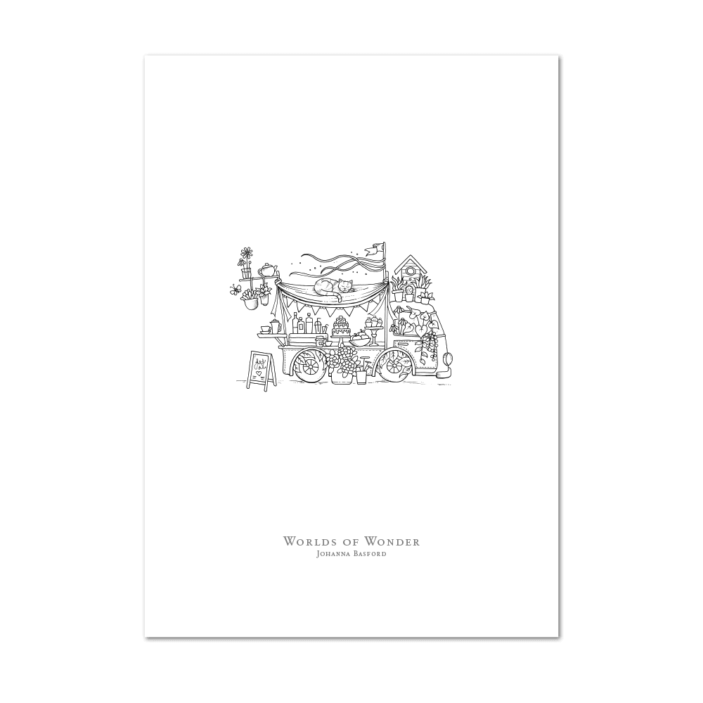 Picture of Worlds of Wonder 3 | Small Colouring Print