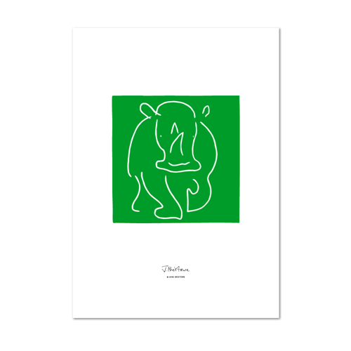 Picture of Rhino Green | Small Print