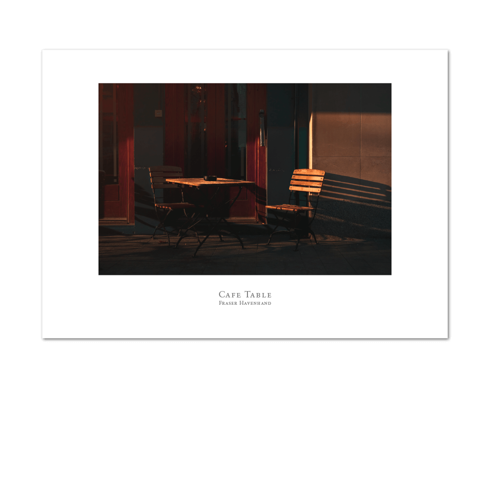 Picture of Cafe Table 2 | Large Print