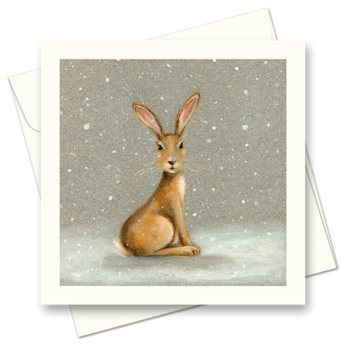 Picture of Christmas Snow Hare | Card