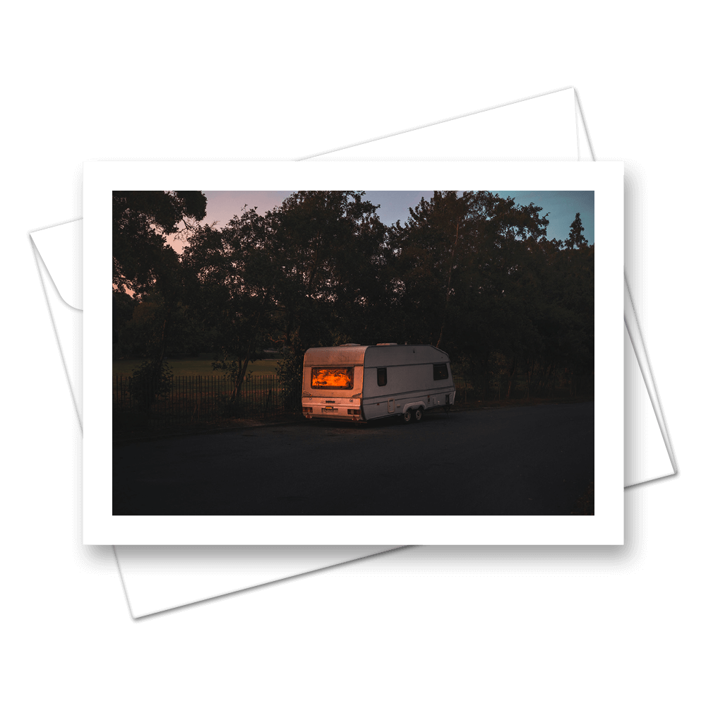 Picture of Abandoned Caravan | Card
