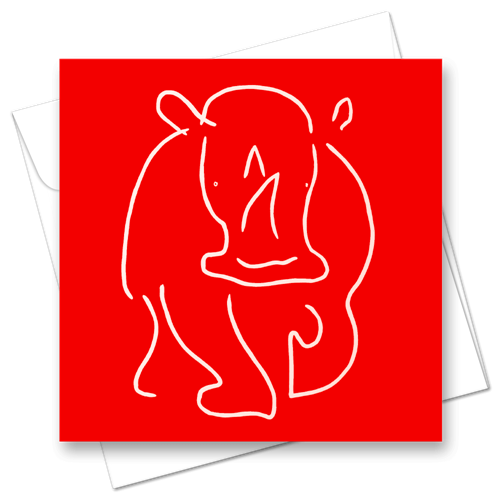 Picture of Rhino Red | Card