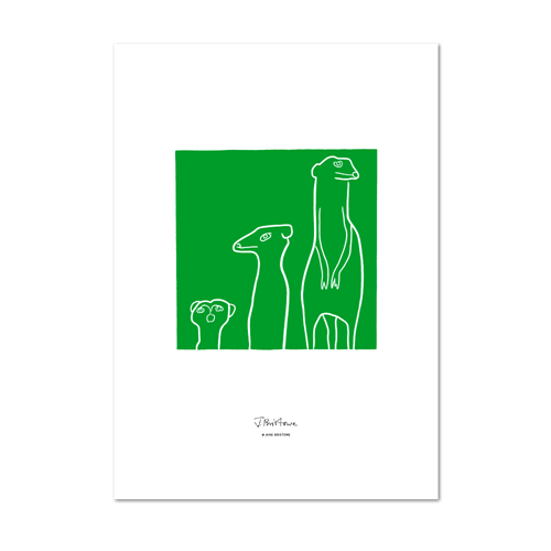 Picture of Meerkat Green | Small Print