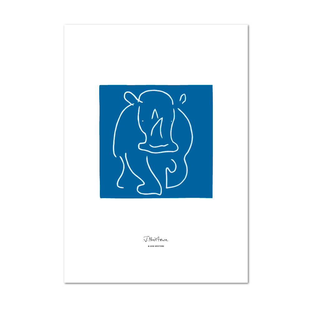 Picture of Rhino Blue | Small Print