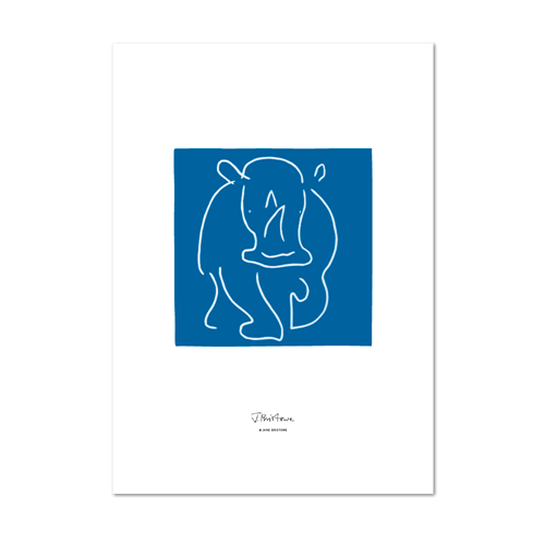 Picture of Rhino Blue | Small Print