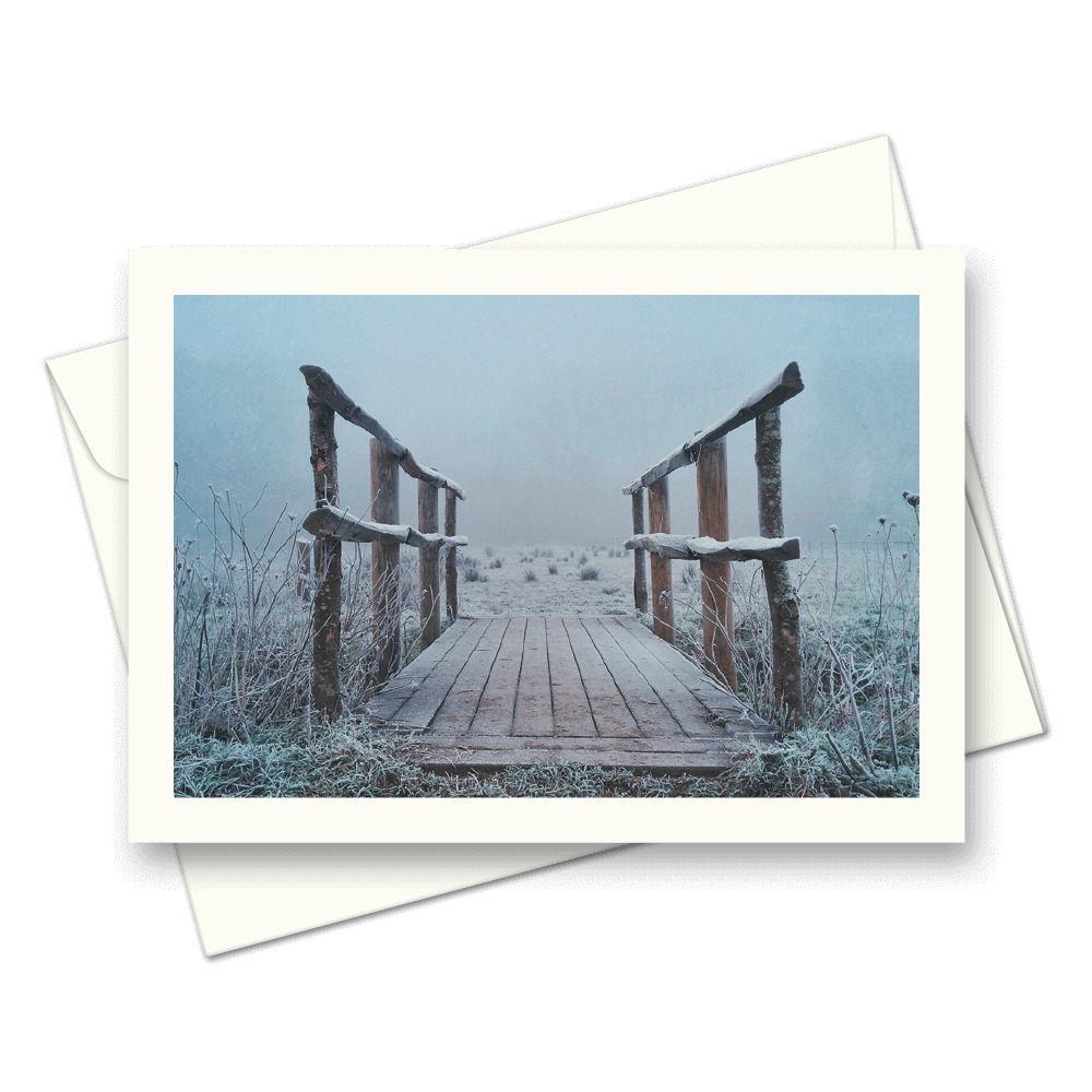 Picture of The Bridge - All white | Card