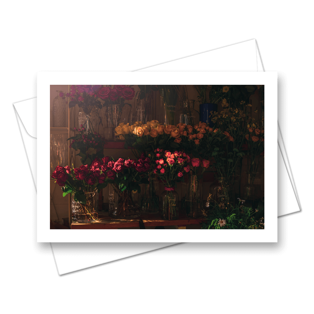 Picture of Flowers At Dusk | Card