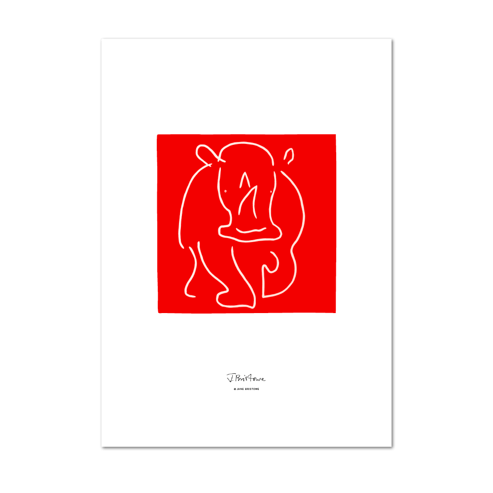 Picture of Rhino Red | Large Print