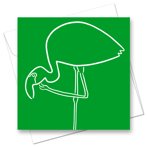 Picture of Flamingo Green | Card