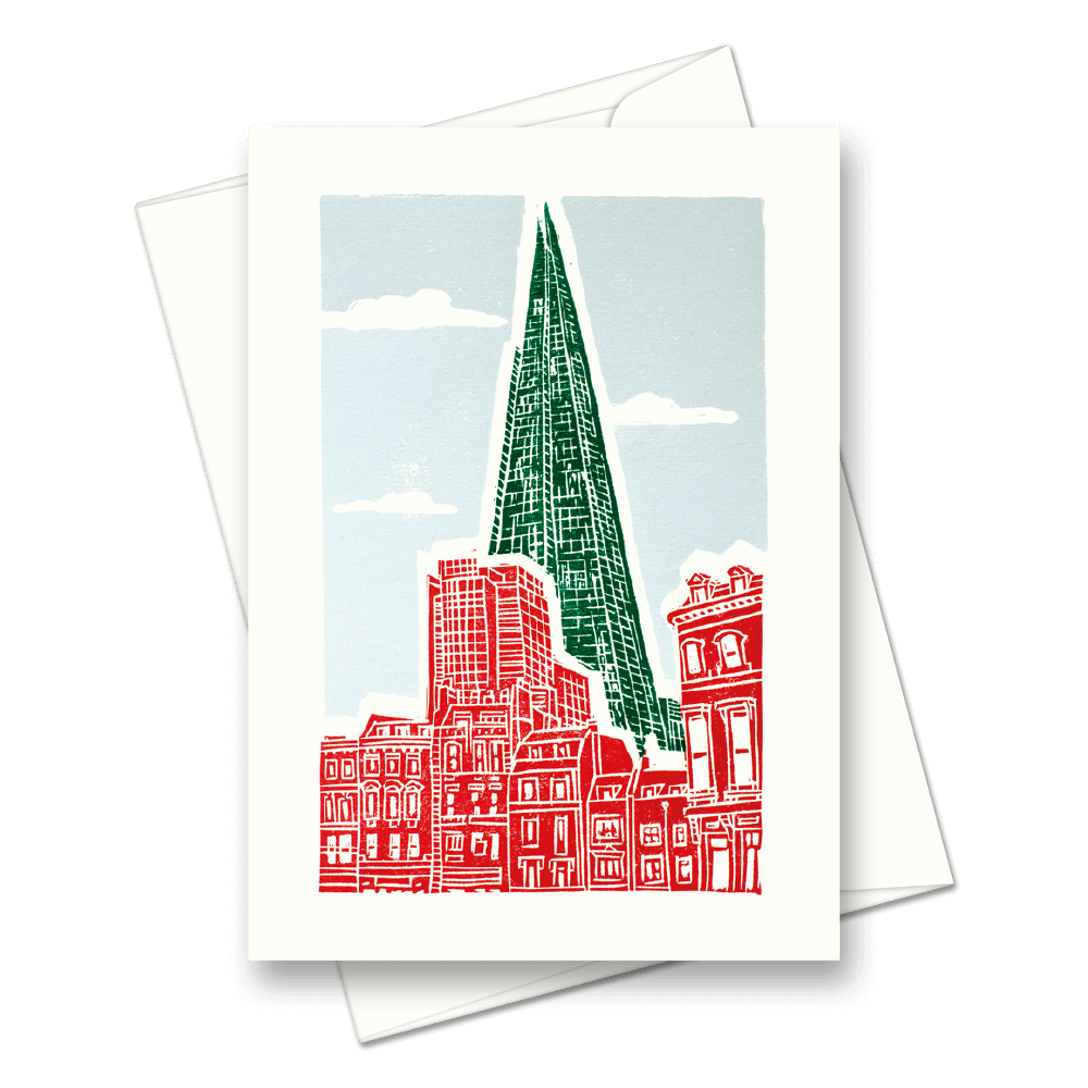 Picture of The Shard as a Christmas Tree | Card